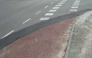 het gotje is weggewerkt in asfalt